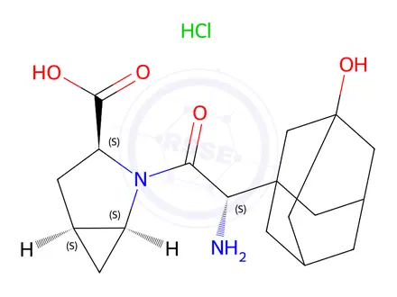 Chemical structure of Saxagliptin Impurity 43 HCl
