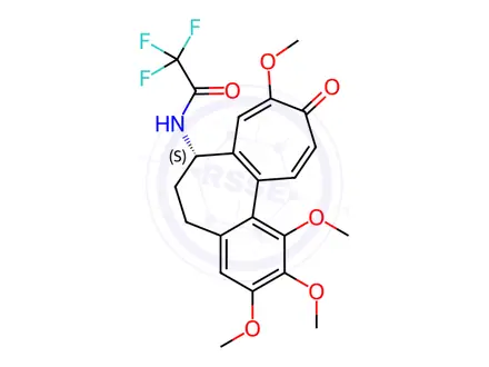 Chemical structure of N-Trifluoroacetyliso Deacetylcolchicine