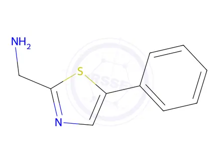 Chemical structure of 2-(Aminomethyl)-5-phenylthiazole