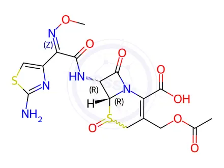 Chemical structure of Cefotaxime S-Oxide 2