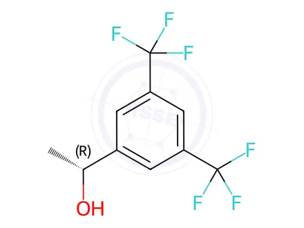 Chemical structure of (R)-1-[3,5-Bis(trifluoromethyl)phenyl]ethanol