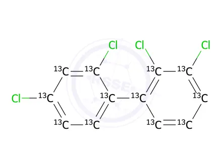 Chemical structure of PCB 188-13C12
