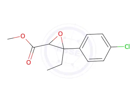 Chemical structure of Methyl 3-(4-chlorophenyl)-3-ethyloxirane-2-carboxylate