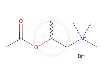 Chemical structure of Acetyl-β-methylcholine Bromide