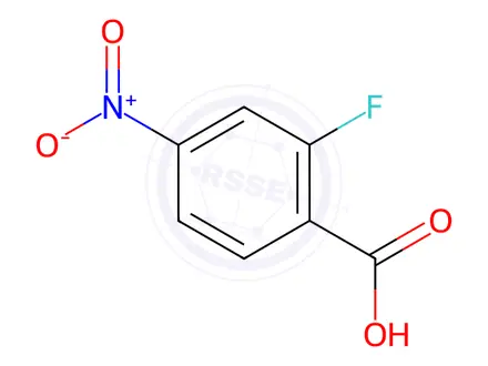 Chemical structure of 2-Fluoro-4-nitrobenzoic acid