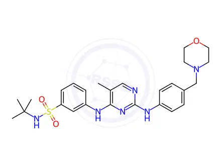 Chemical structure of TG 101209 Impurity 77