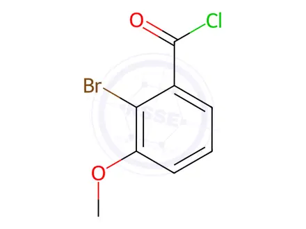 Chemical structure of Benzoyl chloride, 2-bromo-3-methoxy-