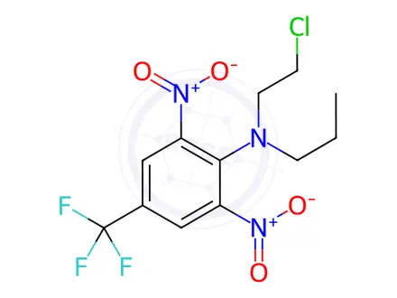 Chemical structure of Fluchloralin in acetonitrile