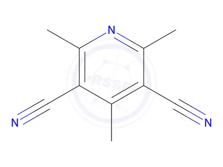 Chemical structure of 2,4,6-Trimethylpyridine-3,5-dicarbonitrile