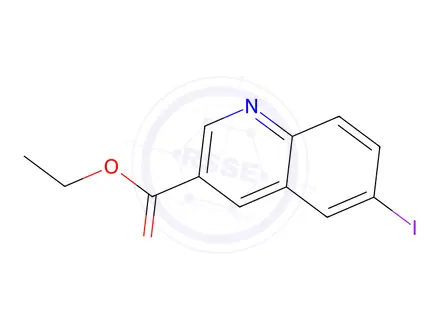 Chemical structure of Ethyl 6-iodoquinoline-3-carboxylate