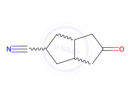 Chemical structure of 5-Oxooctahydropentalene-2-carbonitrile