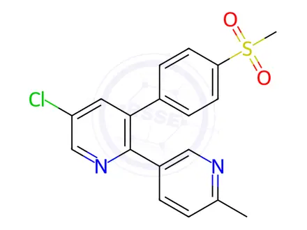 Chemical structure of Etoricoxib
