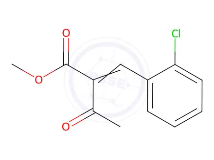 Chemical structure of Methyl 2-(2-chlorobenzylidene)-3-oxobutanoate