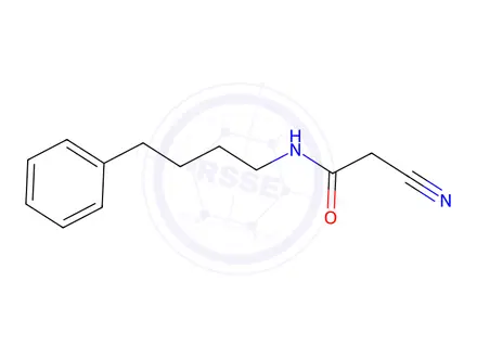 Chemical structure of 2-Cyano-N-(4-phenylbutyl)acetamide