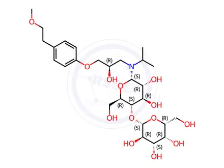 Chemical structure of Metoprolol Succinate Impurity 25