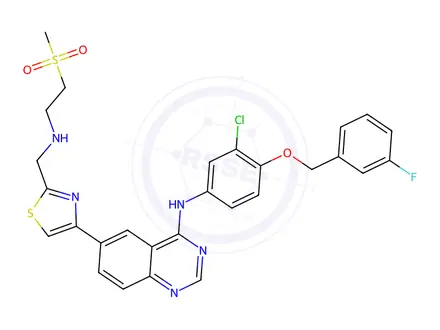 Chemical structure of GW 583340 Dihydrochloride