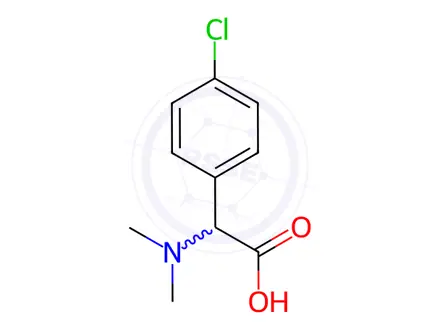 Chemical structure of (4-Chloro-phenyl)-dimethylamino-acetic acid