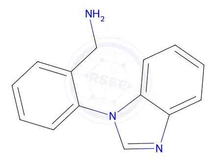 Chemical structure of (2-(1h-Benzo[d]imidazol-1-yl)phenyl)methanamine