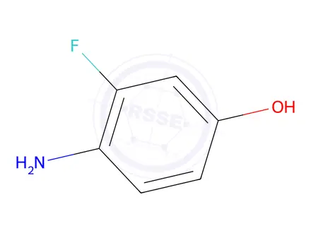 Chemical structure of 4-Amino-3-fluorophenol