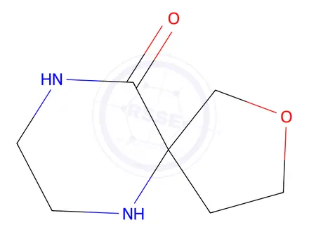 Chemical structure of 2-oxa-6,9-diazaspiro[4.5]decan-10-one