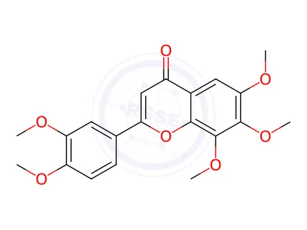 Chemical structure of 5-Demethoxynobiletin