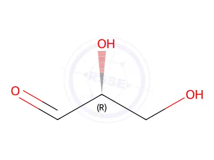 Chemical structure of D-Glyceraldehyde