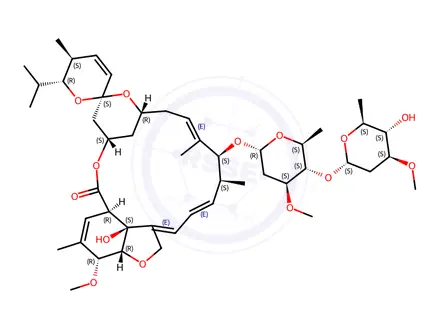 Chemical structure of Abamectin Impurity 12