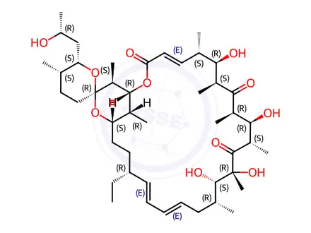 Chemical structure of Oligomycin A