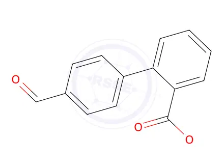 Chemical structure of Methyl 2-(4-Formylphenyl)benzoate