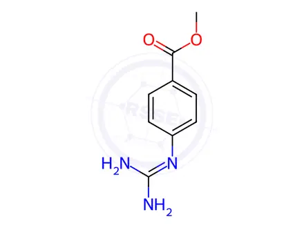 Chemical structure of Methyl 4-carbamimidamidobenzoate