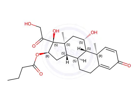 Chemical structure of Budesonide EP Impurity I