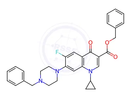 Chemical structure of Ciprofloxacin Impurity 62
