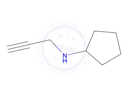 Chemical structure of N-(prop-2-yn-1-yl)cyclopentanamine
