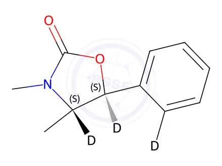 Chemical structure of Pseudoephedroxane-d3