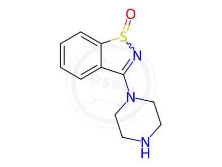 Chemical structure of Benzisothiazole Sulphoxide