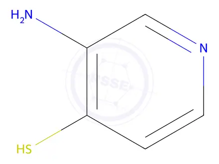 Chemical structure of 3-Amino-4-mercaptopyridine