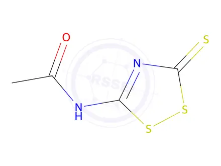 Chemical structure of N-(5-sulfanyl-3H-1,2,4-dithiazol-3-ylidene)acetamide