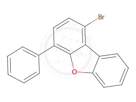 Chemical structure of 1-Bromo-4-phenyldibenzo[b,d]furan