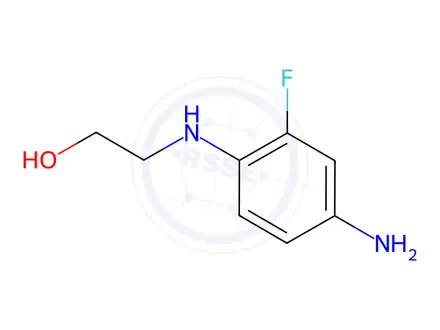 Chemical structure of 2-[(4-Amino-2-fluorophenyl)amino]ethanol