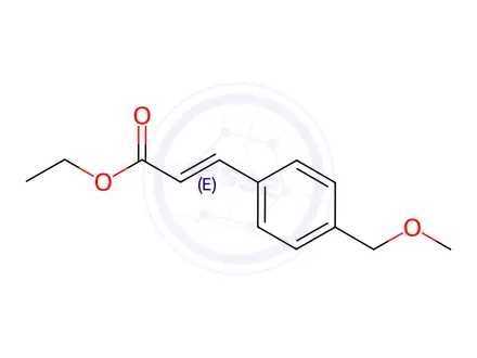 Chemical structure of ethyl (E)-3-(4-(methoxymethyl)phenyl)acrylate