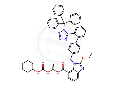 Chemical structure of Candesartan Cilexetil EP Impurity H
