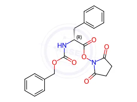 Chemical structure of Z-D-PHE-OSU