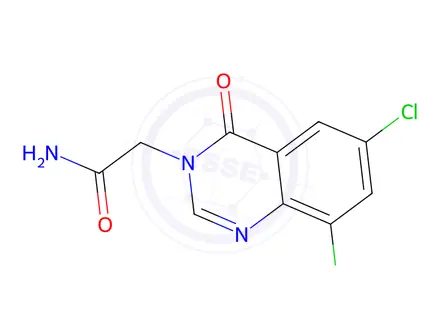 Chemical structure of 2-(6,8-Dichloro-4-oxoquinazolin-3(4H)-yl)acetamide