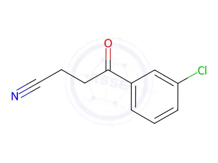 Chemical structure of 4-(3-CHLOROPHENYL)-4-OXOBUTYRONITRILE