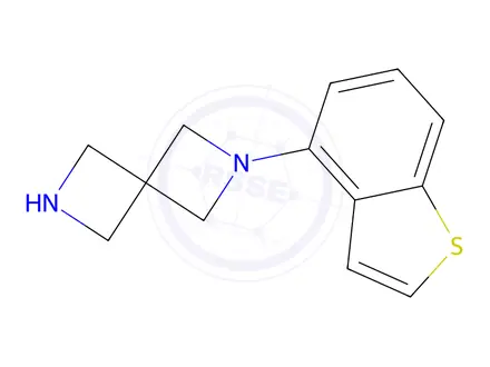 Chemical structure of 2-(Benzo[b]thiophen-4-yl)-2,6-diazaspiro[3.3]Heptane