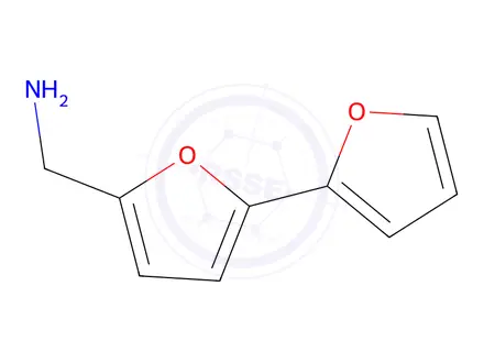 Chemical structure of [5-(furan-2-yl)furan-2-yl]methanamine