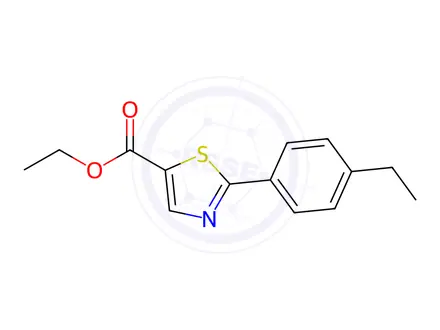 Chemical structure of Ethyl 2-(4-ethylphenyl)thiazole-5-carboxylate