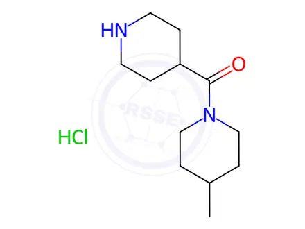 Chemical structure of (4-Methyl-1-piperidinyl)(4-piperidinyl)methanonehydrochloride