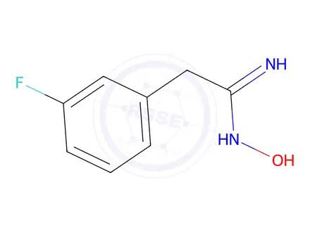 Chemical structure of 2-(3-Fluorophenyl)-N-hydroxyacetimidamide