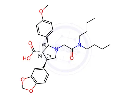Chemical structure of Atrasentan Enantiomer